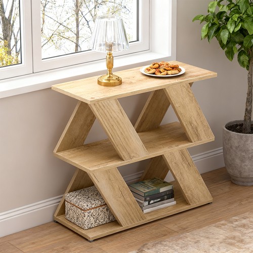 Tier wooden side table - wooden,