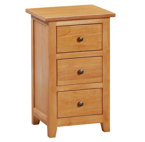 Bedside table small oak - bedside,