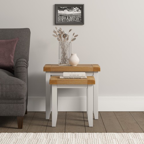 Windsor nest tables ivory - 2,