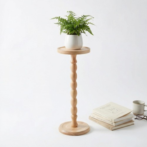 Solid oak wood round side - wood,