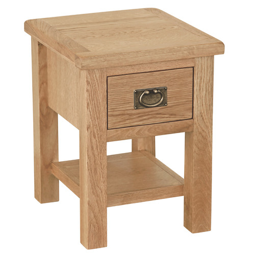 Baysdale rustic oak lamp - oak,