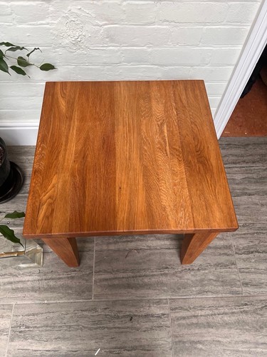 Small solid oak coffee - small,
