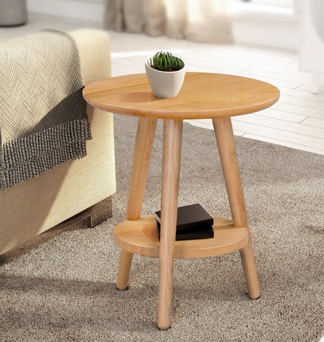 Round side table - table,, solid