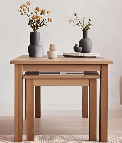Oakcroft oak nest tables - oakcroft,