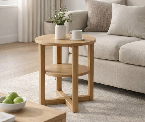 Small oak side - side, coffee