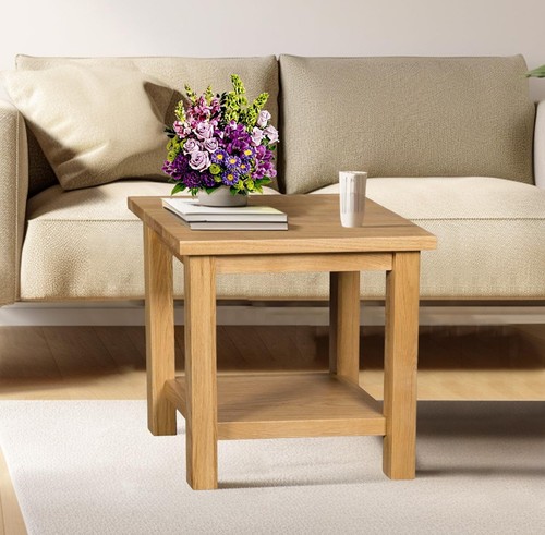 Small side table wooden - small, oak
