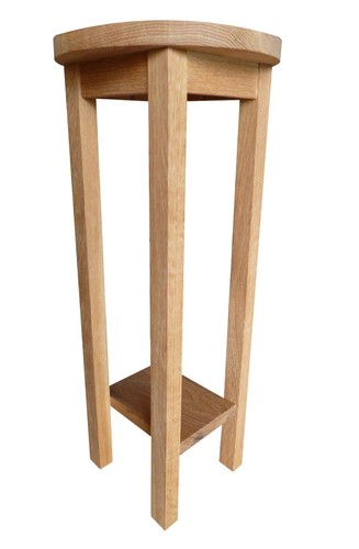 Solid oak medium round top - solid,