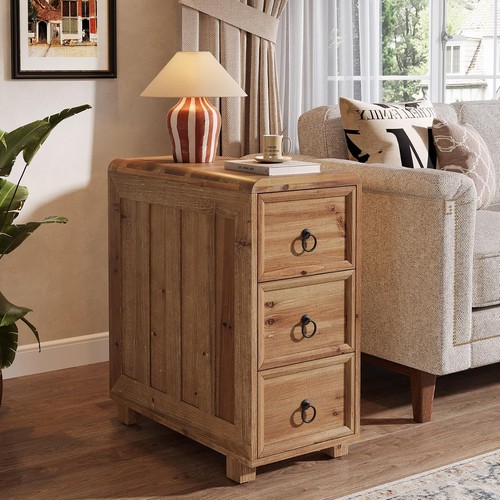 Farmhouse solid wood end - end, table