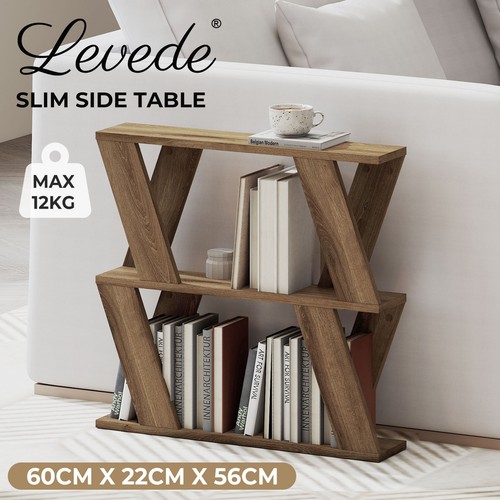 Levede wood side table narrow - table,