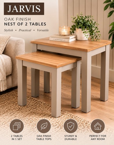 New nest side tables oak - nest,