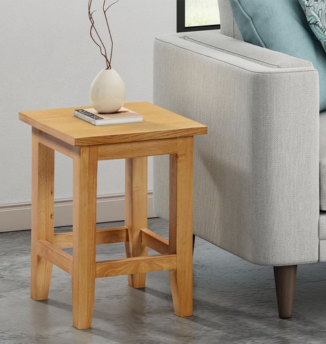 Small side table wooden oak - small,