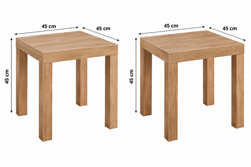 Oak effect coffee table - table, &