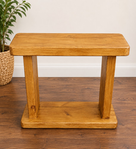 Solid rustic wooden - wooden, side