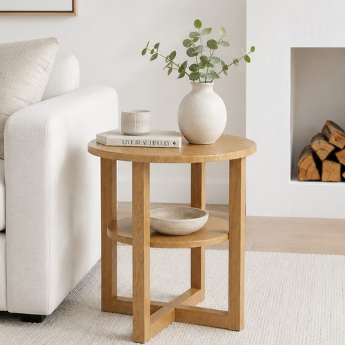 Side hall table lamp plant - hall,