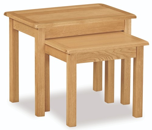 Lanner oak nest tables - oak, of