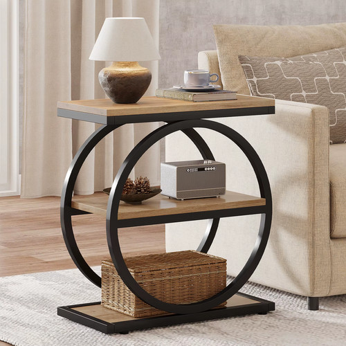 3tier end table with storage - end,