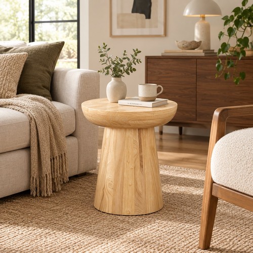 Round solid oak - round,