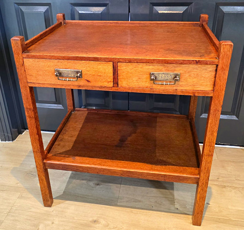 Vintage oak drawer - 2,